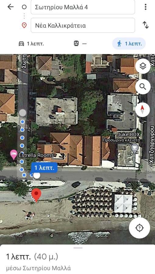 Cozy & Cool Apartment N1 30M From Sea Nea Kallikrateia ภายนอก รูปภาพ