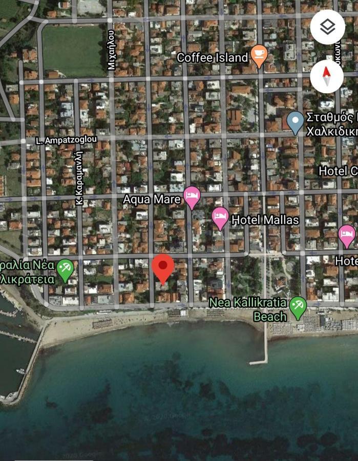 Cozy & Cool Apartment N1 30M From Sea Nea Kallikrateia ภายนอก รูปภาพ